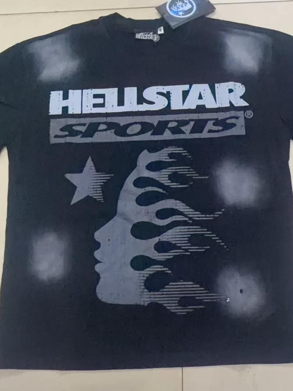 Hellstar Sports Black Short Sleeve Graphic Tee
